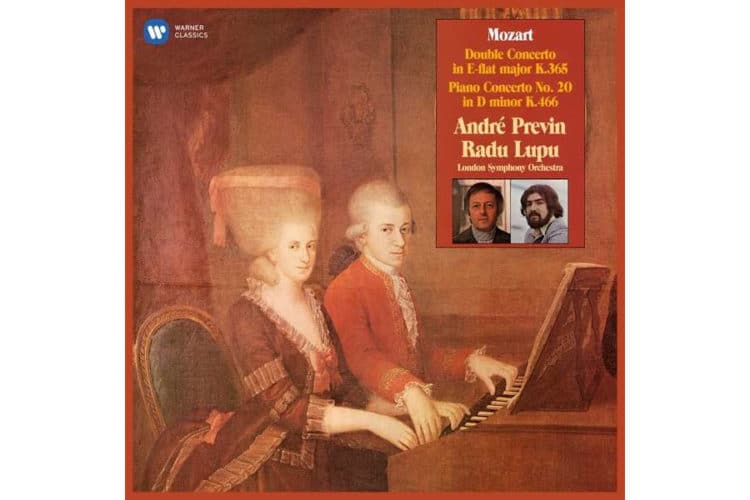 Radu Lupu Andre Previn Piano Concertos W A Mozart Lp